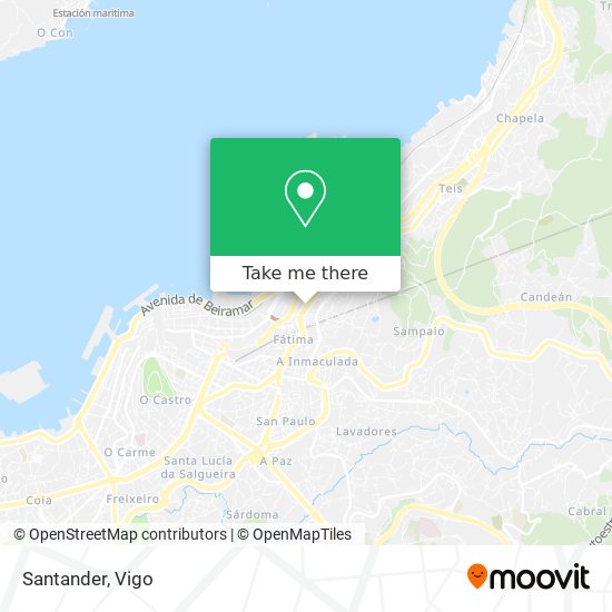 Santander map