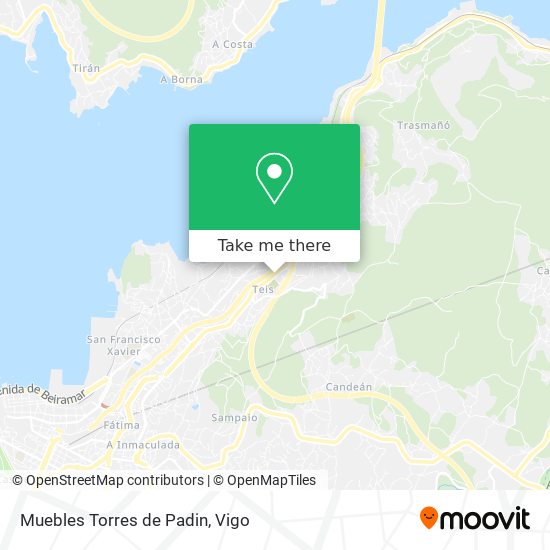 Muebles Torres de Padin map