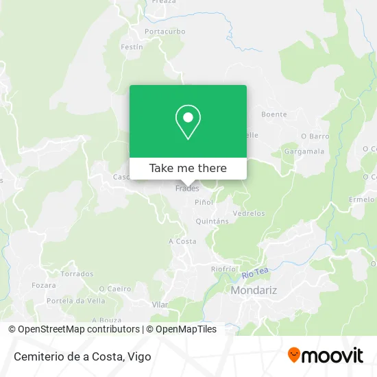 Cemiterio de a Costa map