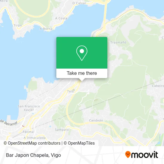 Bar Japon Chapela map