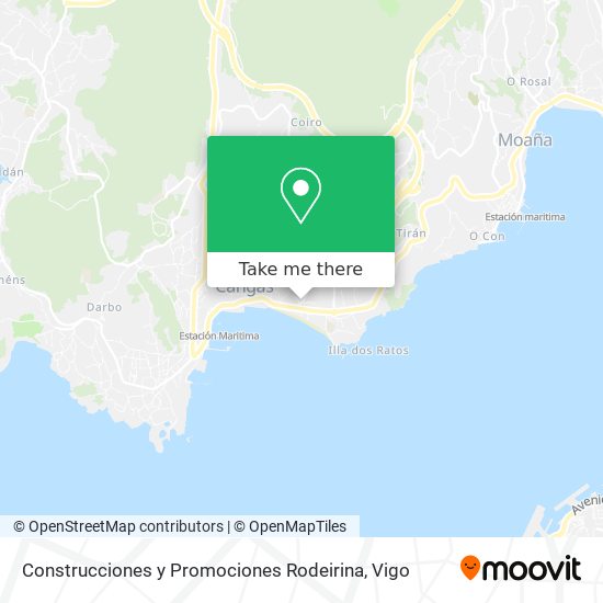 mapa Construcciones y Promociones Rodeirina