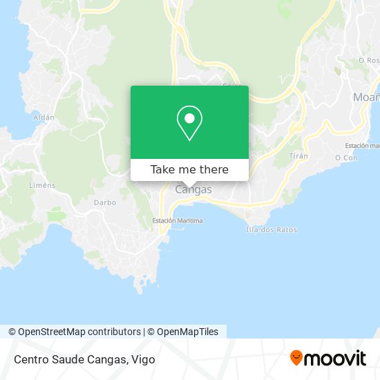 Centro Saude Cangas map