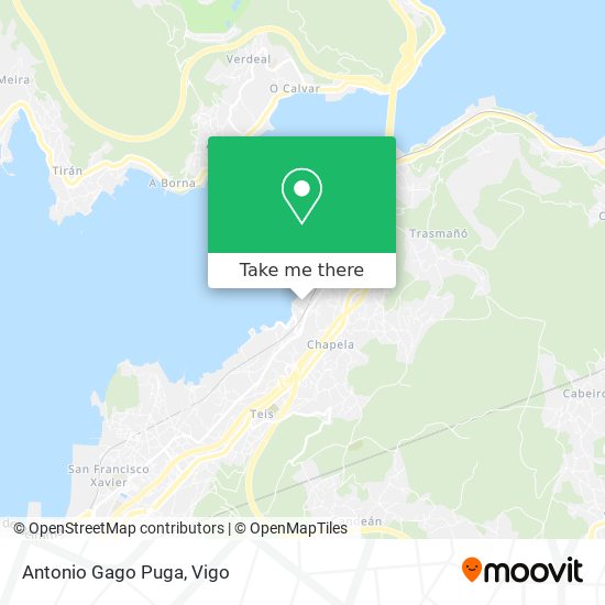 Antonio Gago Puga map