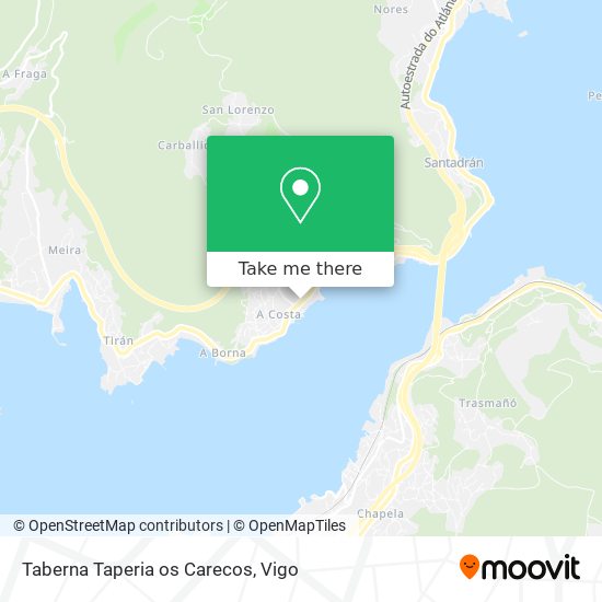 Taberna Taperia os Carecos map