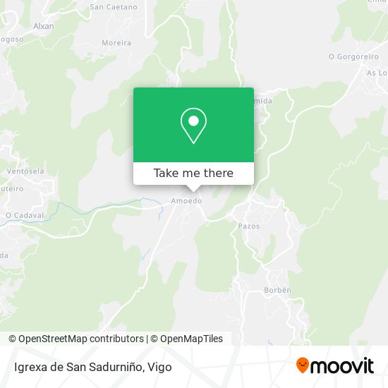 Igrexa de San Sadurniño map