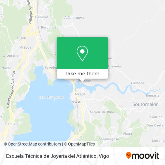 mapa Escuela Técnica de Joyería del Atlántico