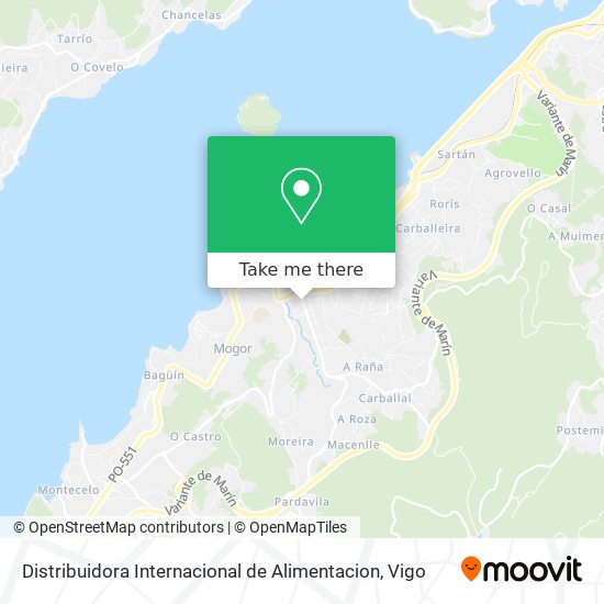 Distribuidora Internacional de Alimentacion map