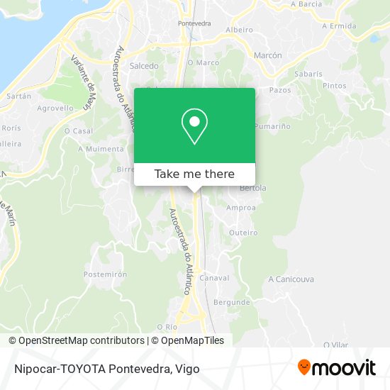 Nipocar-TOYOTA Pontevedra map