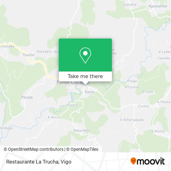 mapa Restaurante La Trucha