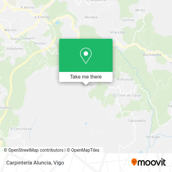 Carpintería Aluncia map