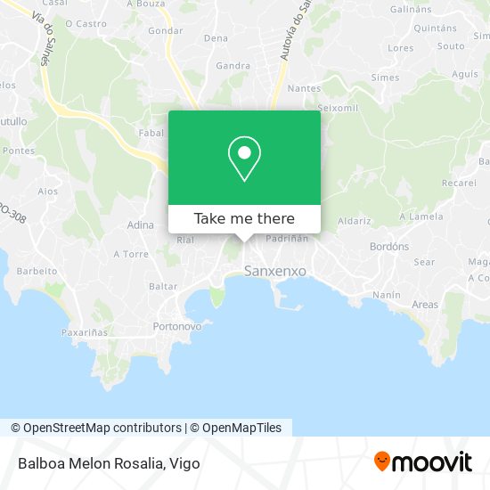 mapa Balboa Melon Rosalia