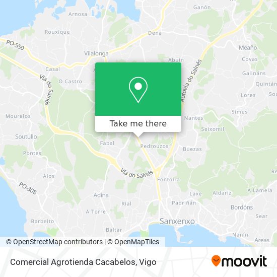 Comercial Agrotienda Cacabelos map