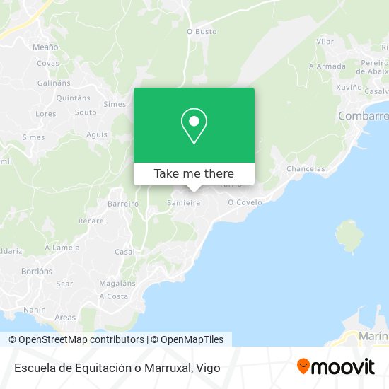 Escuela de Equitación o Marruxal map