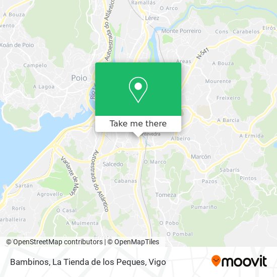 Bambinos, La Tienda de los Peques map