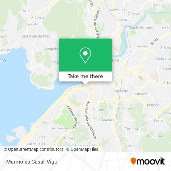 Marmoles Casal map