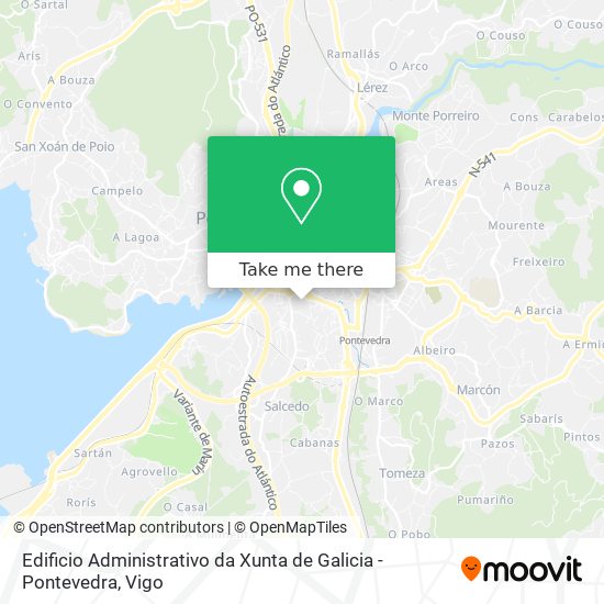 Edificio Administrativo da Xunta de Galicia - Pontevedra map