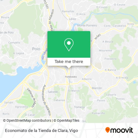 Economato de la Tienda de Clara map