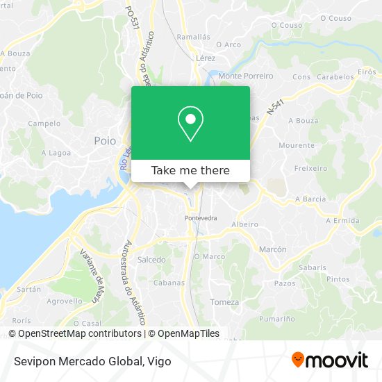 Sevipon Mercado Global map