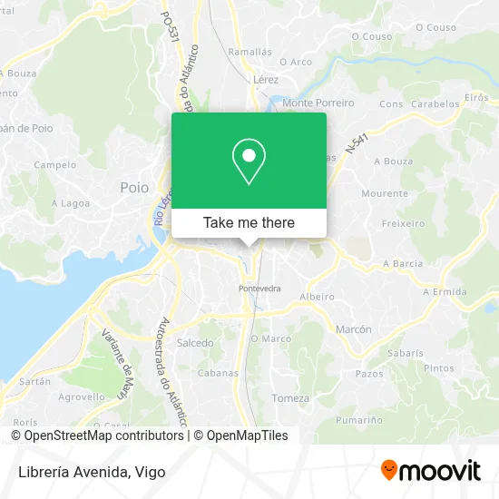 Librería Avenida map