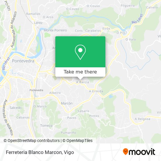 Ferreteria Blanco Marcon map