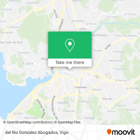 del Rio Gonzalez Abogados map
