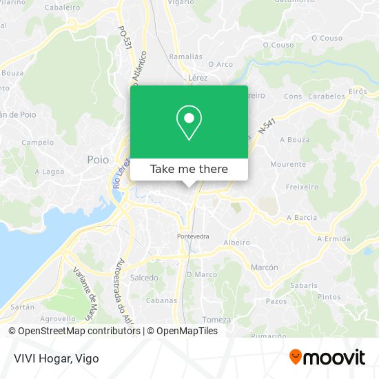 VIVI Hogar map