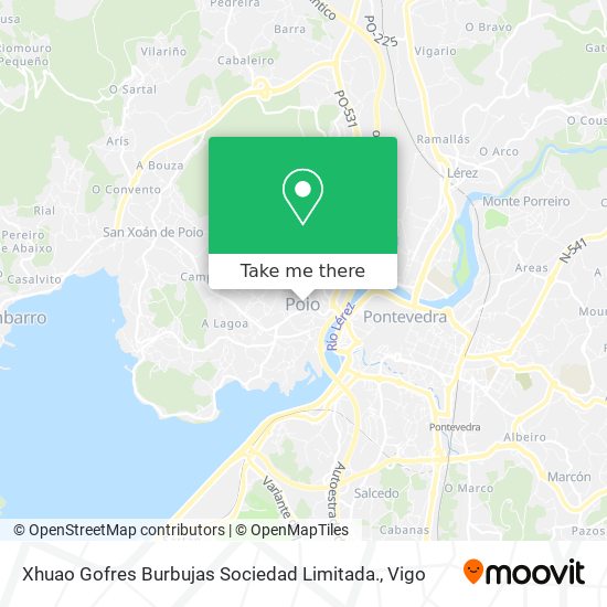 Xhuao Gofres Burbujas Sociedad Limitada. map