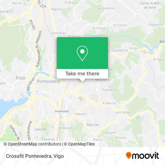 Crossfit Pontevedra map