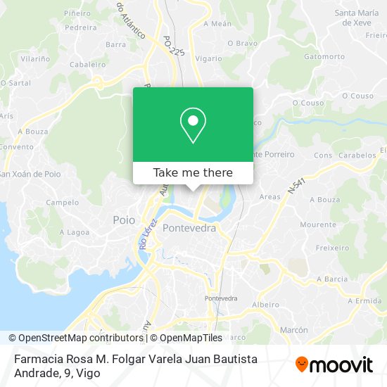 Farmacia Rosa M. Folgar Varela Juan Bautista Andrade, 9 map