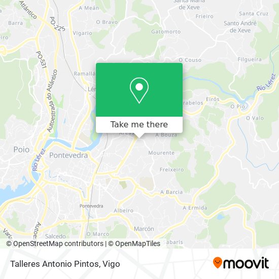 Talleres Antonio Pintos map