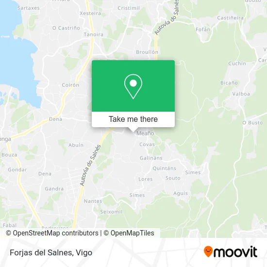 Forjas del Salnes map