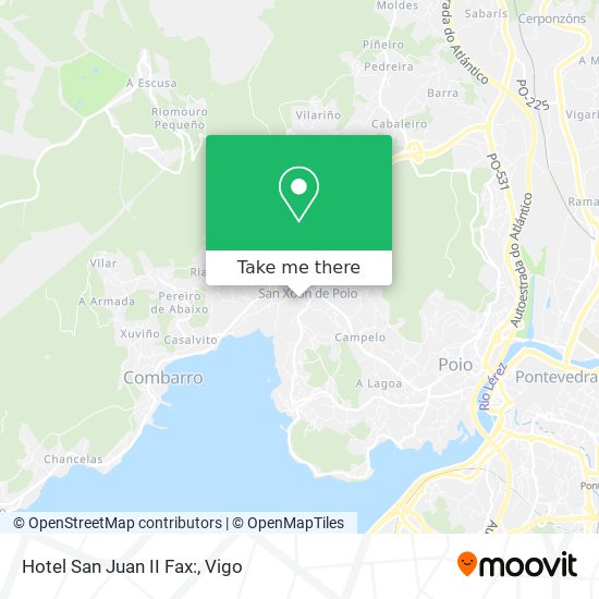 mapa Hotel San Juan II Fax: