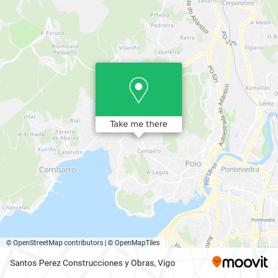 Santos Perez Construcciones y Obras map