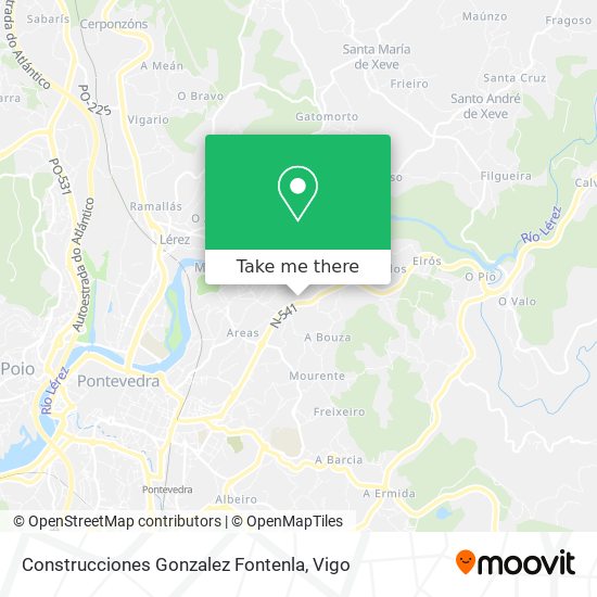 Construcciones Gonzalez Fontenla map
