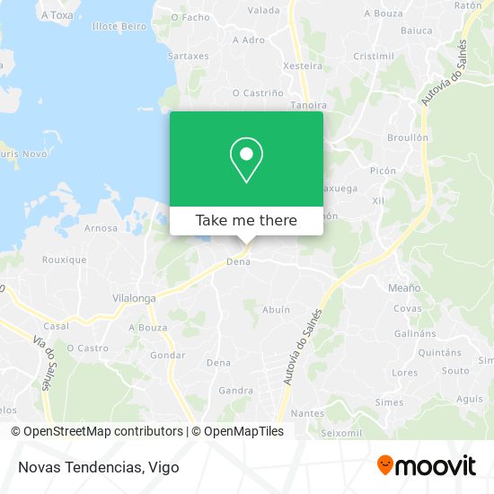 Novas Tendencias map