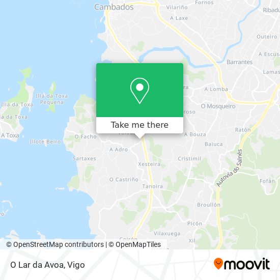 O Lar da Avoa map