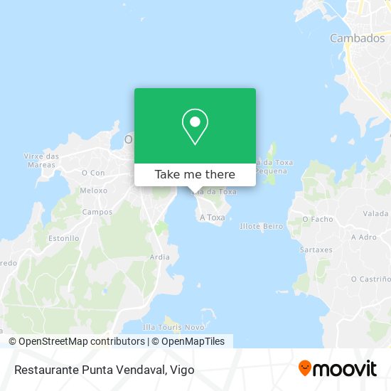 Restaurante Punta Vendaval map