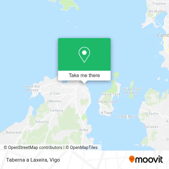 Taberna a Laxeira map