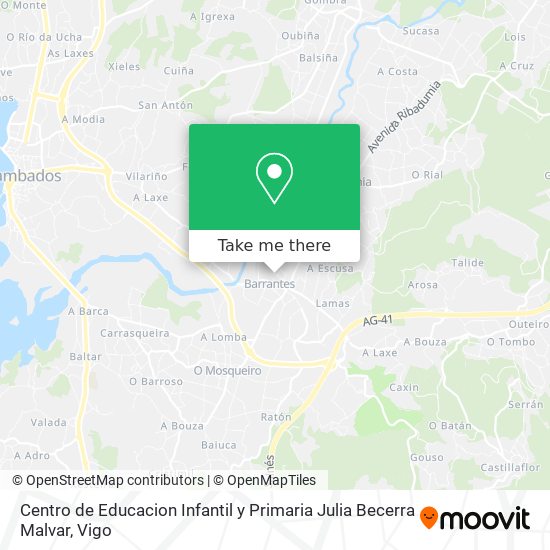 Centro de Educacion Infantil y Primaria Julia Becerra Malvar map