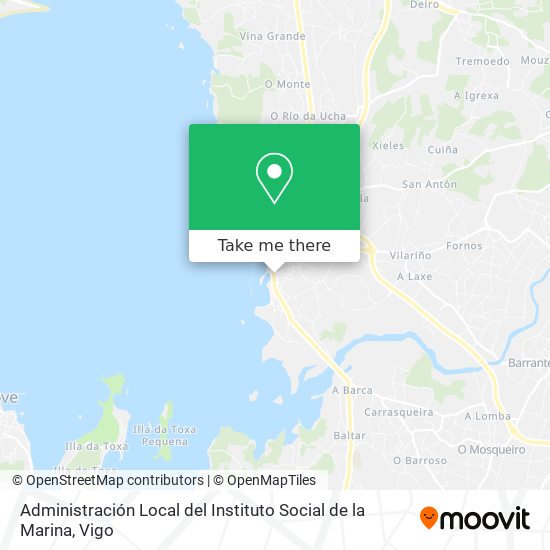 Administración Local del Instituto Social de la Marina map