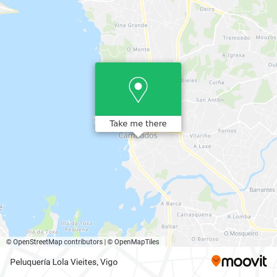 Peluquería Lola Vieites map