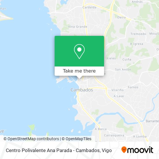 Centro Polivalente Ana Parada - Cambados map