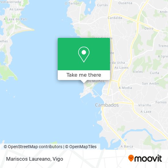 Mariscos Laureano map