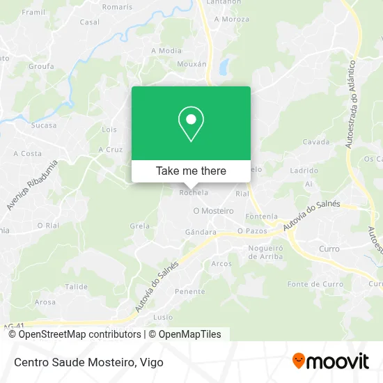 Centro Saude Mosteiro map