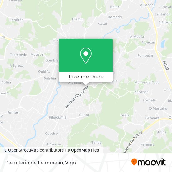 Cemiterio de Leiromeán map