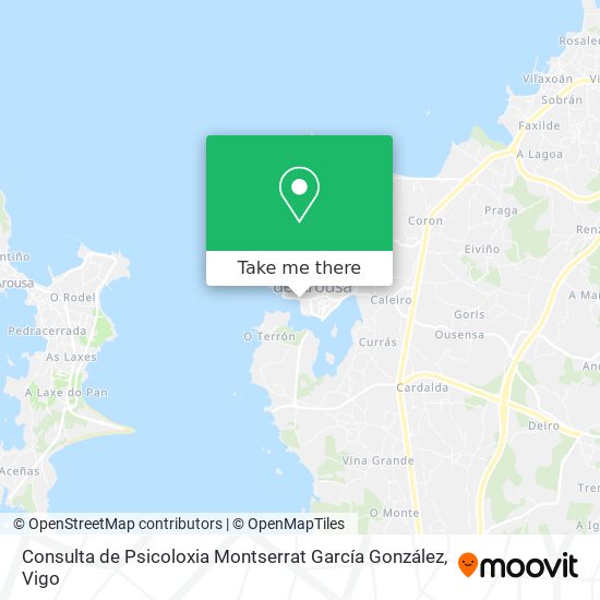 Consulta de Psicoloxia Montserrat García González map