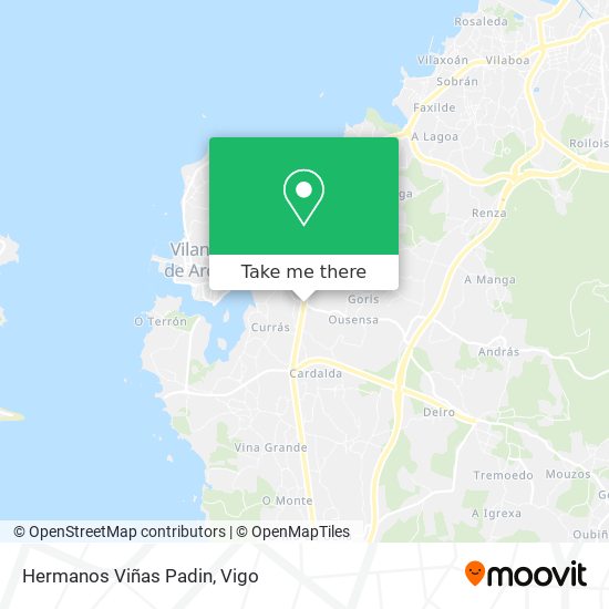Hermanos Viñas Padin map