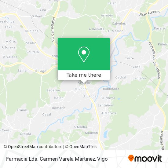 Farmacia Lda. Carmen Varela Martinez map