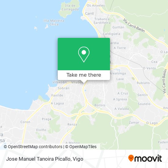 Jose Manuel Tanoira Picallo map