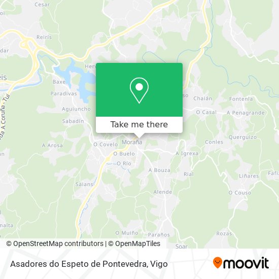 Asadores do Espeto de Pontevedra map